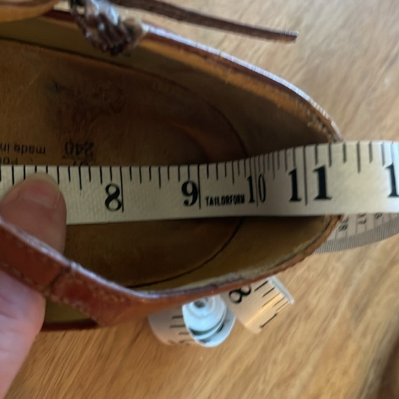 Footprints By Birkenstock Chestnut Leather Mary Jane Clogs - Picture 12 of 12